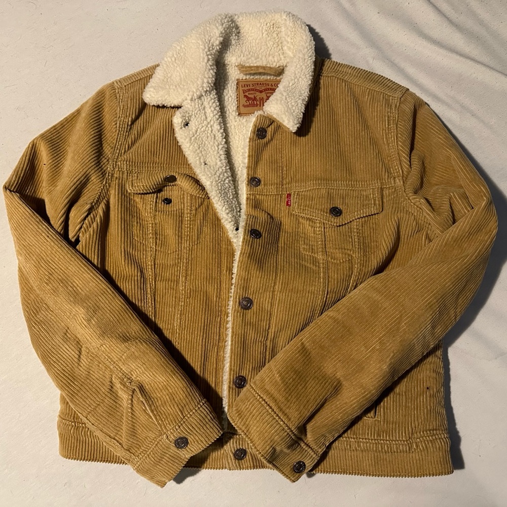 Levi’s corduroy Sherpa trucker jacket